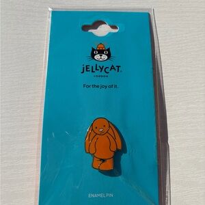 Authentic Jellycat Bashful Orange Bunny Enamel Pin -Purrks Exclusive collectible